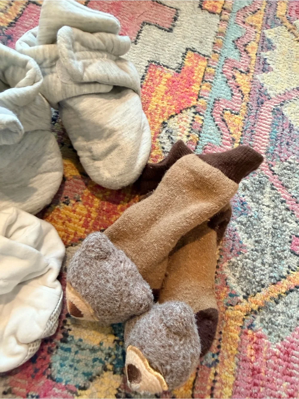 Assorted Kids Booties and Socks - Neutral Mix
